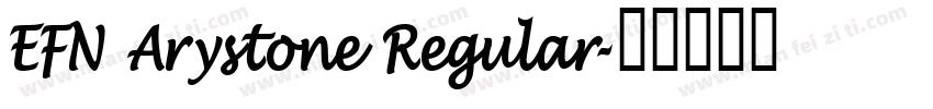 EFN Arystone Regular字体转换